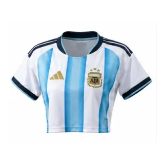 Argentina 2026 Home Women's Crop Top Style