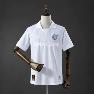 Olympique de Marseille 125th Anniversary white Jersey
