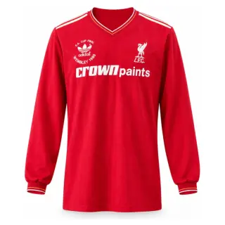LFC 86/87 Home Long Sleeve Retro Jersey