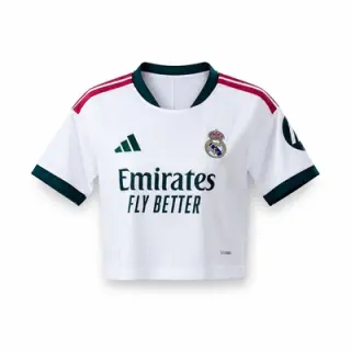 Real Madrid 26/27 Home Women's Crop Jersey