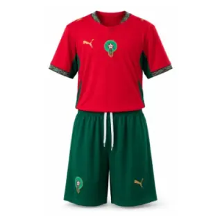 Morocco 2026 Home Kids Kit Jersey