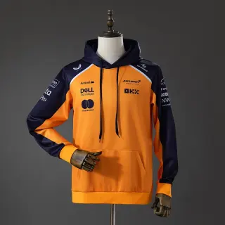 McLaren F1 Team 2025 Orange And Black Hoodie