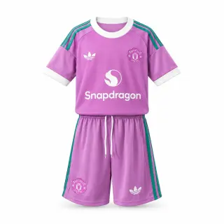 M-U 26/27 Away Kids kit goalkeeper Jersey