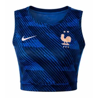 France 2026 Home Women's Crop Top Style Vest