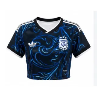 Argentina 2026 Away Women's Crop Top Style