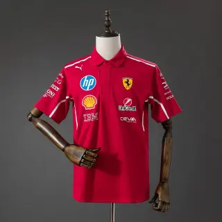 PUMA Scuderia Ferrari F1 2025 Red Polo Shirt