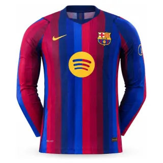Barcelona 26/27 Home Player Version Long Sleeve Jersey