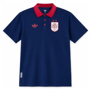 Spain 26/27 Polo Blue Jersey