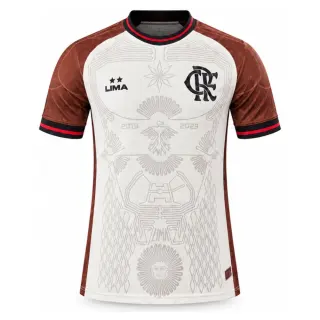Flamengo 26/27 Champion Edition White and Brown Player Version Jersey