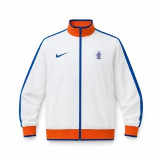 Netherlands 10/11 Retro Windbreaker White