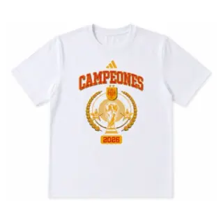Spain 2026 Campeones Trophy T-Shirt - White