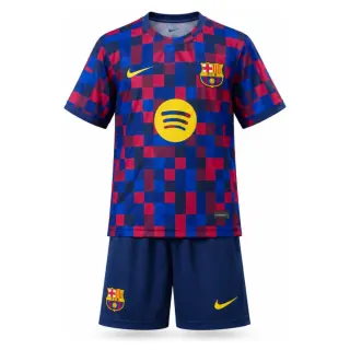 Barcelona 26/27 Pre Match Kids kit