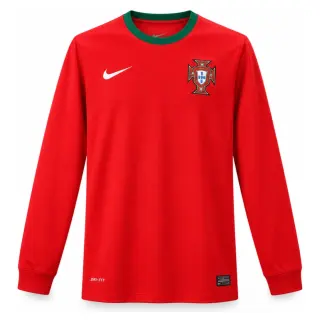 Portugal 2012 Home Long-Sleeves Retro Jersey