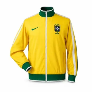 Brazil Sportswear Jacket Coat Windbreaker