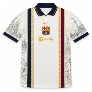 Barcelona 26/27 Off-White Special Edition Player Version Polo Jersey
