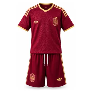 Spain 2026 2 Stars Special Edition Kids Kit - Maroon