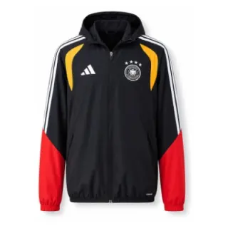 Germany 2026 All Weather Jacket Windbreaker - Black