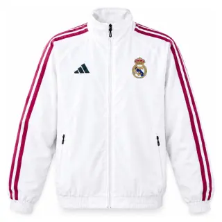 Real Madrid 26/27 Full Zip Jacket - White