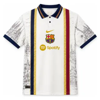 Barcelona 26/27 Off-White Special Edition Polo Jersey