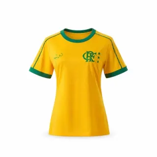 Flamengo 26/27 Zico Signature World Cup Version Yellow Womens Jersey