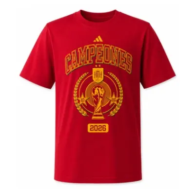 Spain "We Are Champions" T-Shirt Red