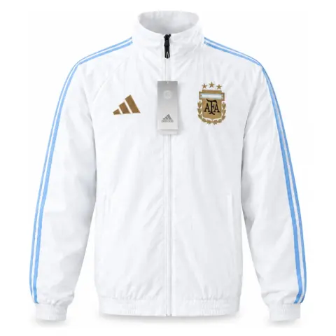 Argentina 2026 Full Zip Jacket - White