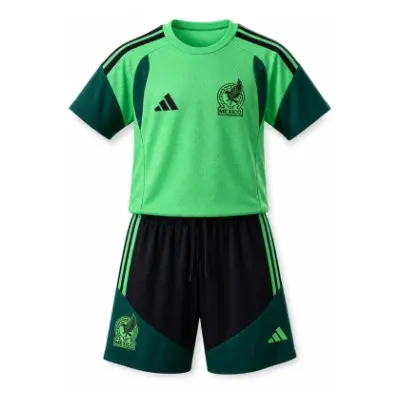 Mexico 2026 Player Version Training Kids Kit Jersey - Green