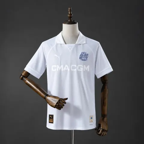 Olympique de Marseille 125th Anniversary white Jersey