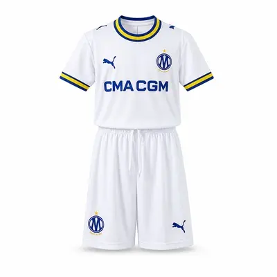 Olympique de Marseille 26/27 Home Kids Kit Jersey