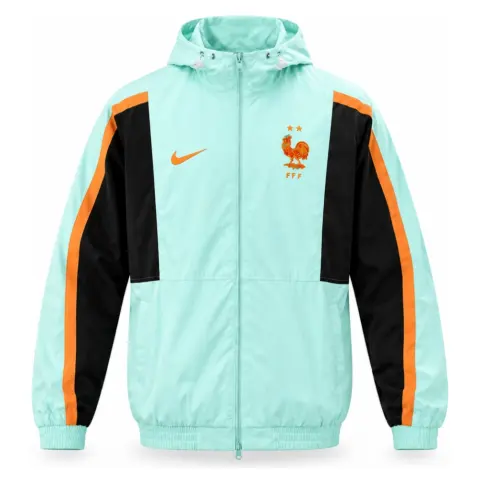 France 2026 Full Zip Jacket - Cyan