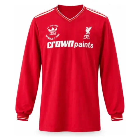 LFC 86/87 Home Long Sleeve Retro Jersey