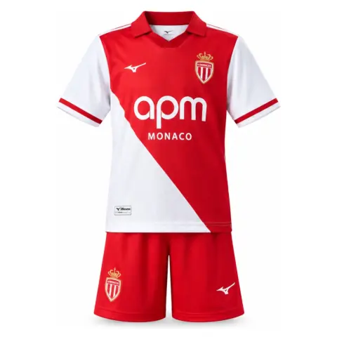 AS Monaco 26/27 Home Kids Kit