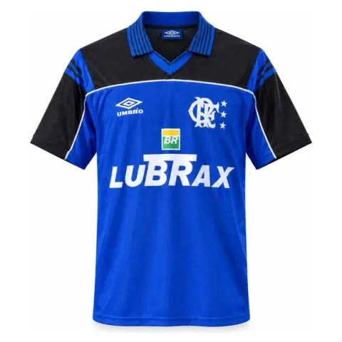 Flamengo 1999 Blue Goalkeeper Uniform Retro Jersey