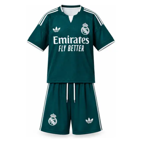 Real Madrid 26/27 Away Kids Kit Jersey