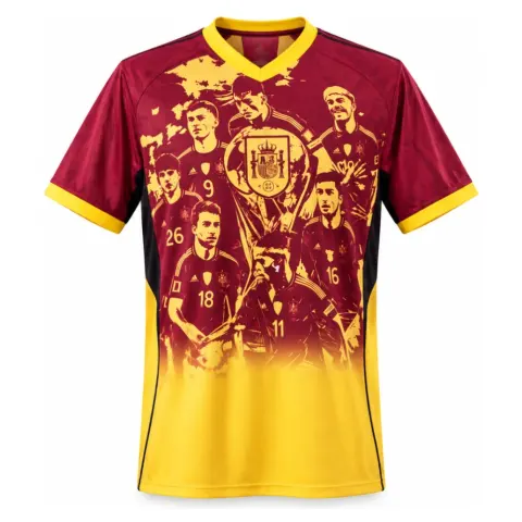 Spain 26/27 Home Champions Commemorative Edition Jersey