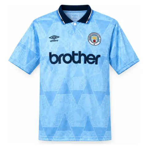 Manchester City 89/91 Home Retro Jersey