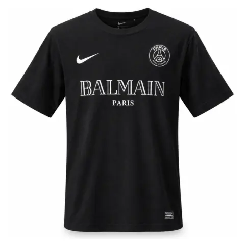 PSG X BALMAIN 2021 Retro Training Jersey Black