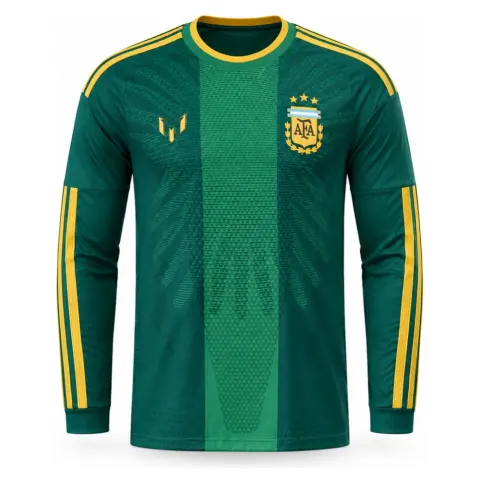Argentina 2026 Dark Green Anniversary Edition Player Version Long-Sleeve Jersey