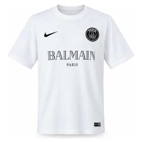 PSG X BALMAIN 2021 Retro Training Jersey White