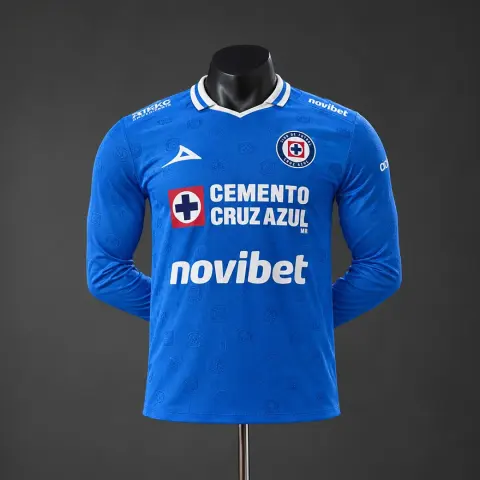 Cruz Azul 26/27 Home Player Version Long Sleeved Jersey