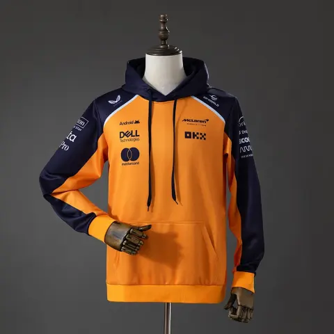 McLaren F1 Team 2025 Orange And Black Hoodie