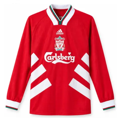LFC 1993/95 home long sleevev Retro Jersey