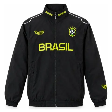 Brazil 2026 Full Zip Jacket - Black
