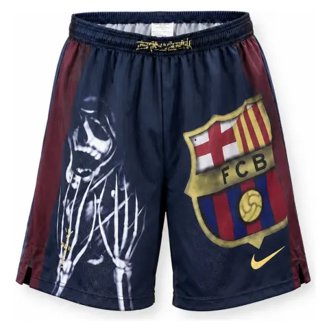 Barcelona 00/01 Home Retro Skeleton Shorts