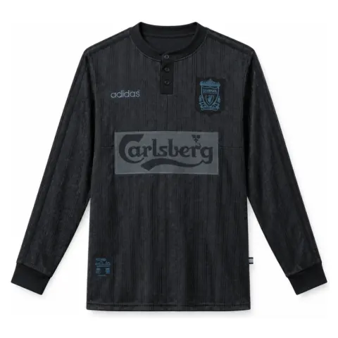 LFC 95/96 Retro Long Sleeve Black Jersey