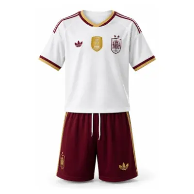 Spain 2026 Away 2-Star Champion Edition Kids Kit Jersey