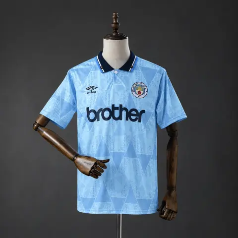 Manchester City 89/91 Home Retro Jersey