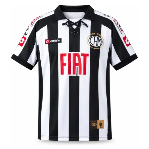 Atlético Mineiro 2008 Centenary Black and White Commemorative Jersey