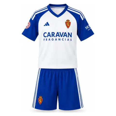 Real Zaragoza 26/27 Home Kids kit