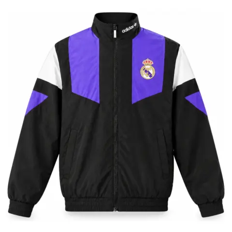 Real Madrid 26/27 Track Jacket Black Windbreaker